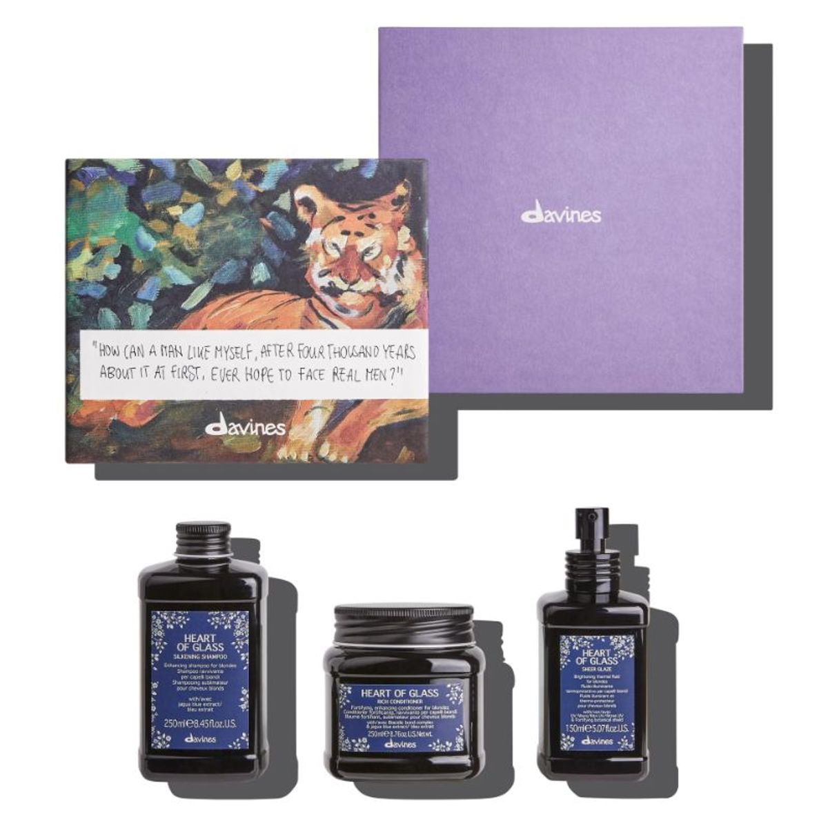 DAVINES - Davines - Pack Heart of glass Shampoo  Acondicionador Termoprotector