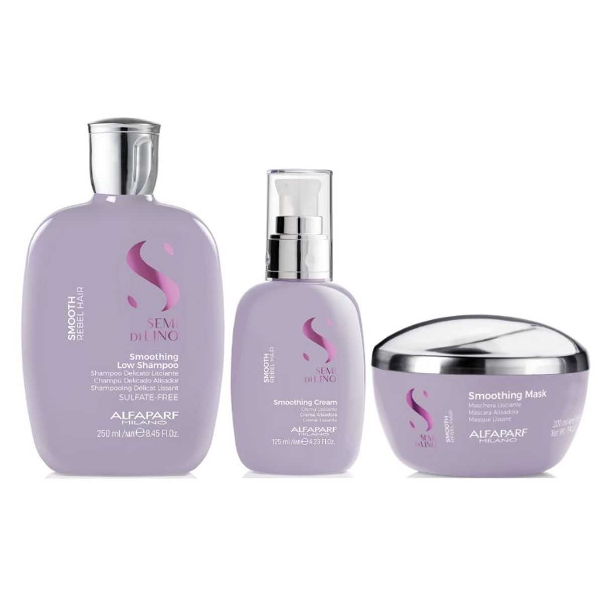 ALFAPARF MILANO - ALFAPARF Semi Di Lino - Smoothing Shampoo  Mascarilla  Fluid