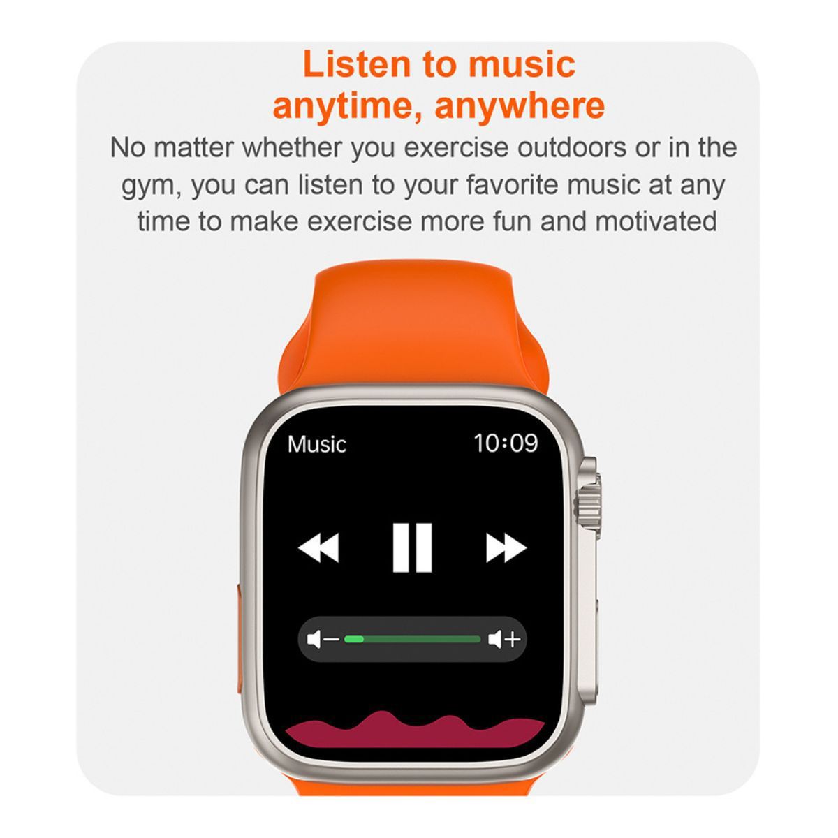 IWOWN - Smartwatch T900 Ultra Negro Serie 9 2024