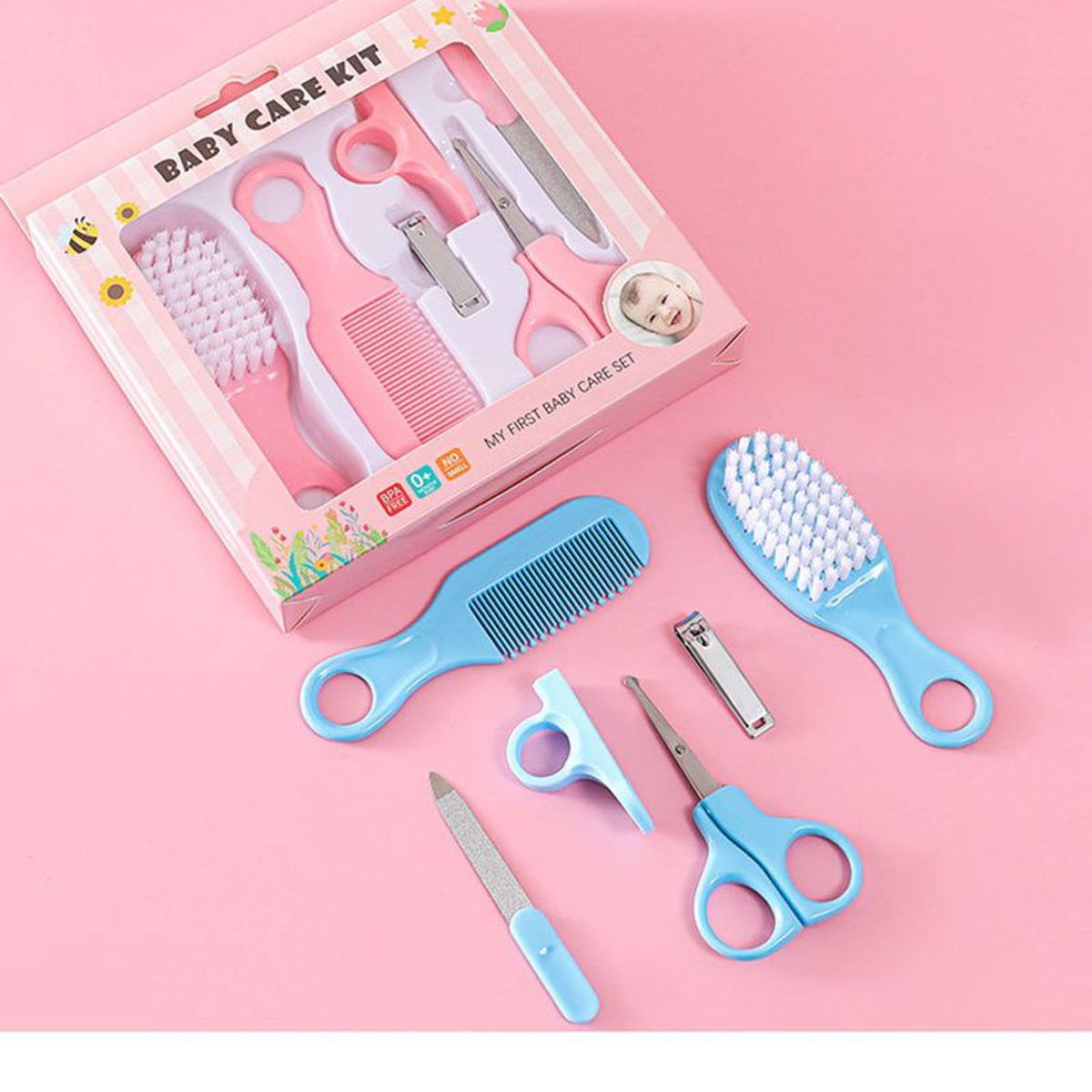 OEM - Set Baby Care Higiene para Bebes Cortauñas 6 Pcs