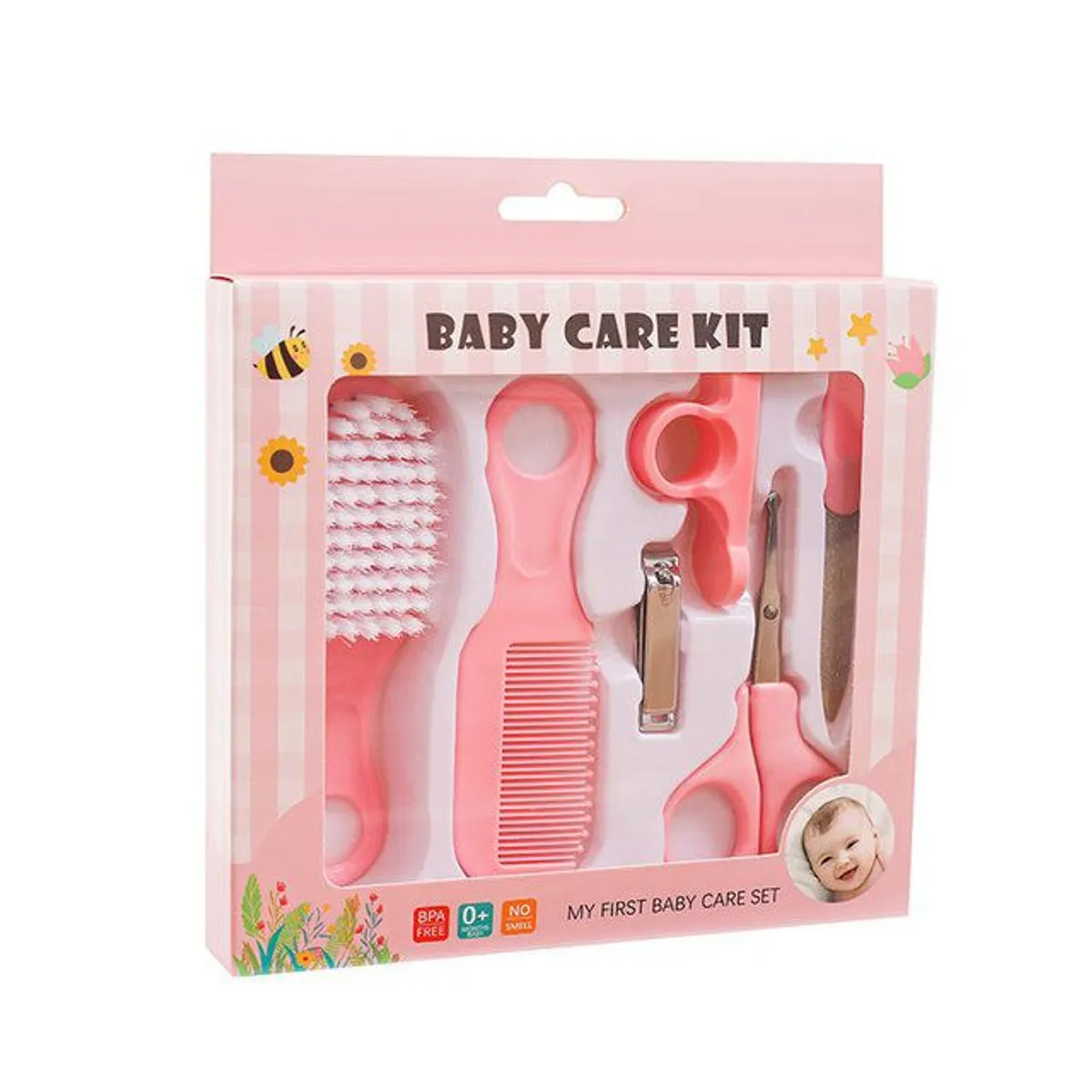GENERICO - Set Baby Care Higiene para Bebes Cortauñas 6 Pcs