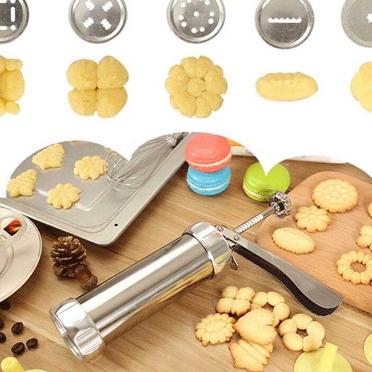 GENERICO - Prensa De Galletas Acero Inoxidable