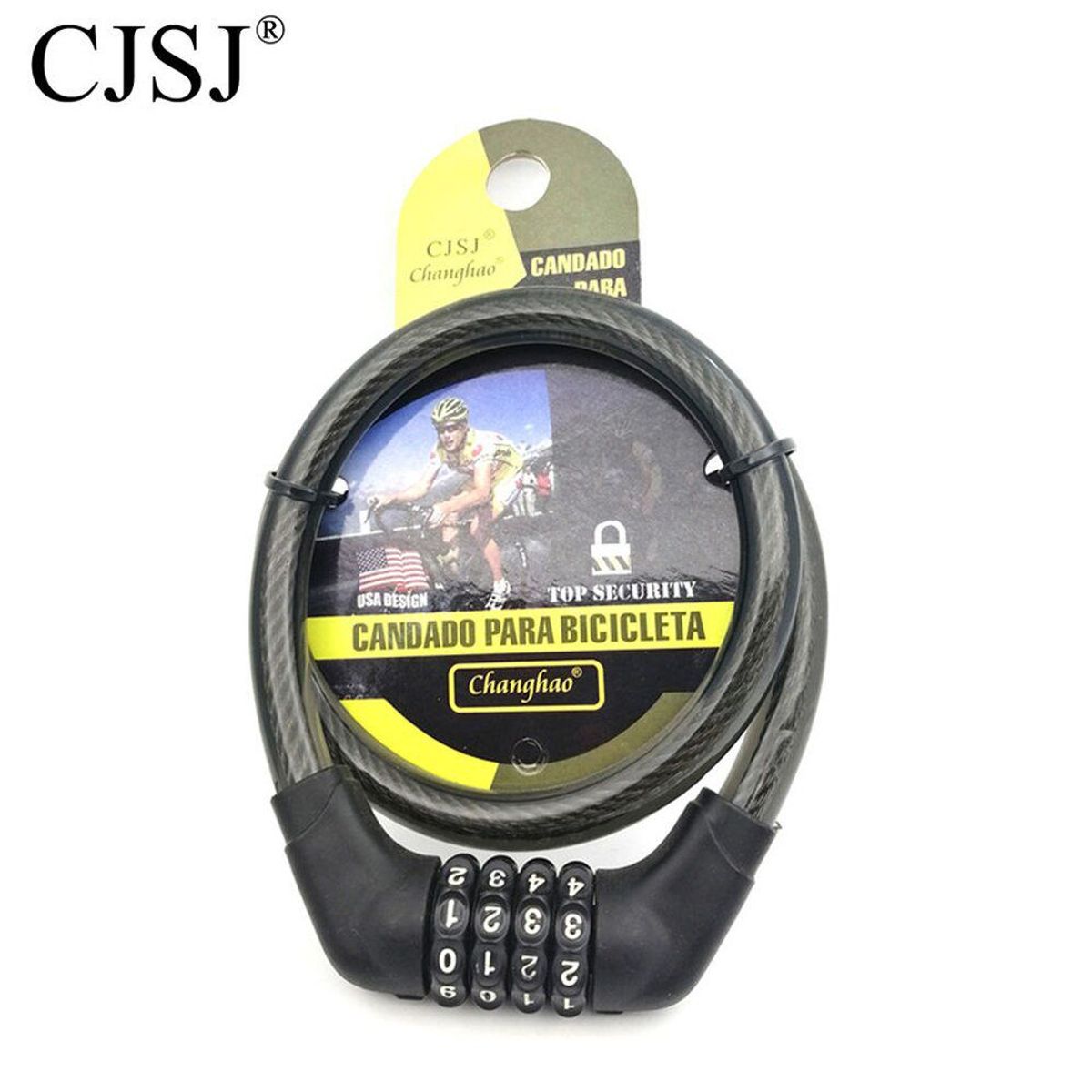 SM - Candado para Bicicleta con Clave de Combinación