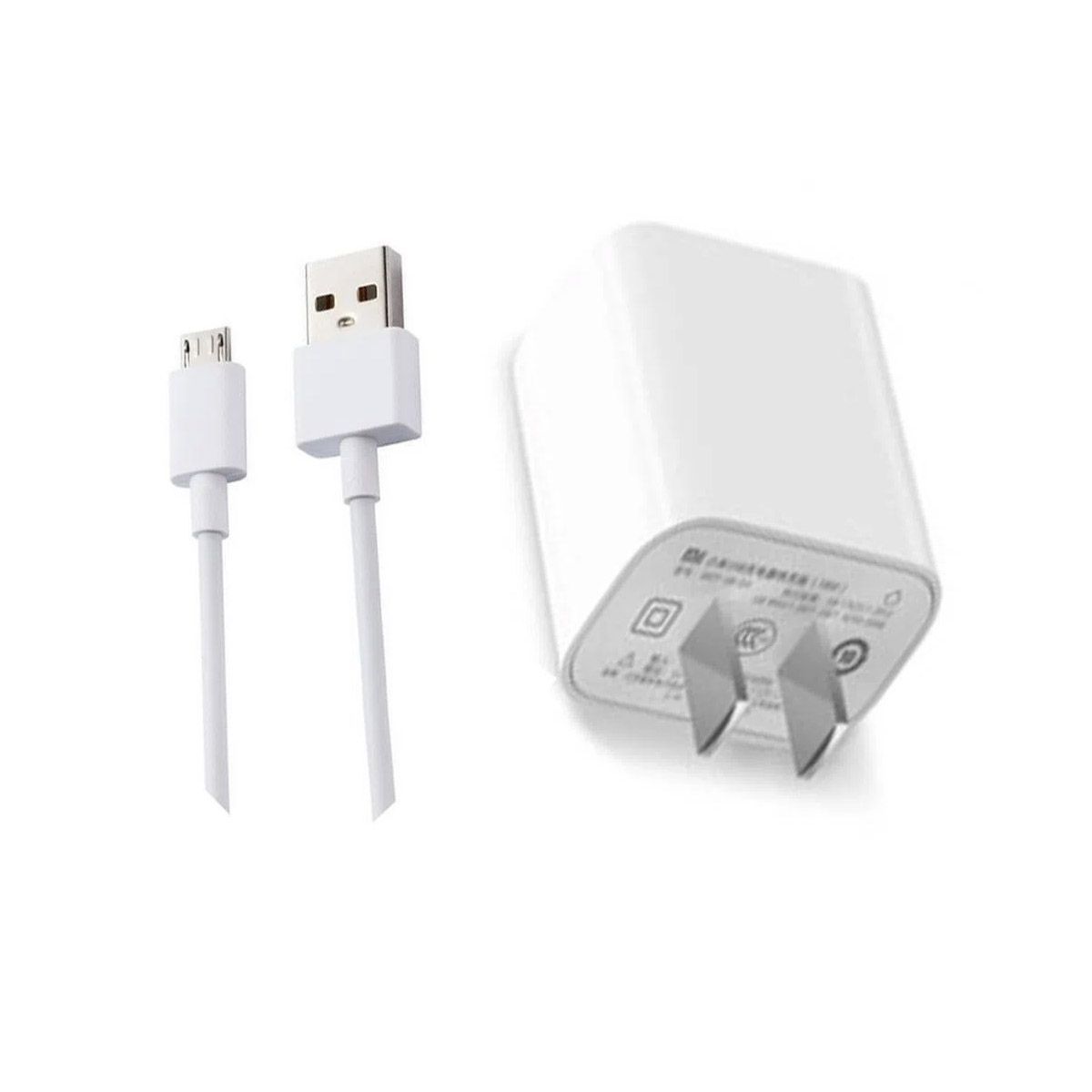 XIAOMI - Cargador Xiaomi 18W  Carga Rápida Cable Microusb V8