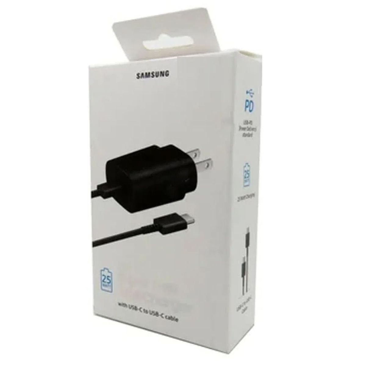 SAMSUNG - Cargador SAMSUNG EP-TA800 25W Cable Tipo-C Negro