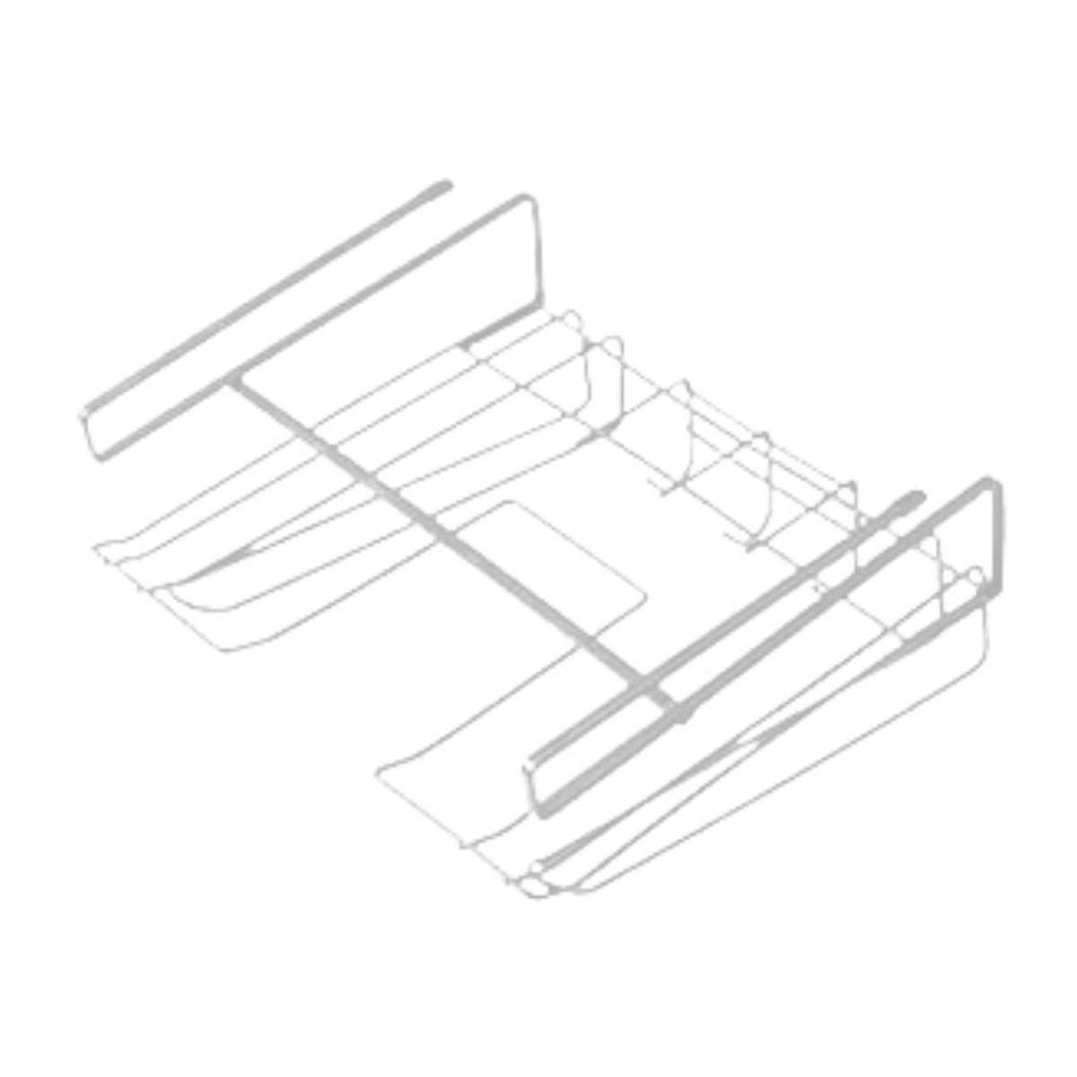 INSPIRA - Organizador de Tapas y Papel Toalla Cesta Colgante Multiusos