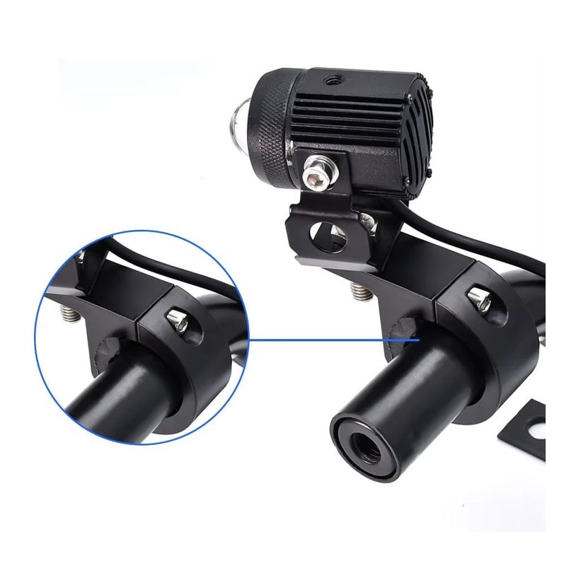 GENERICO - Soporte Adaptador Para Luces Moto Exploradores Neblineros