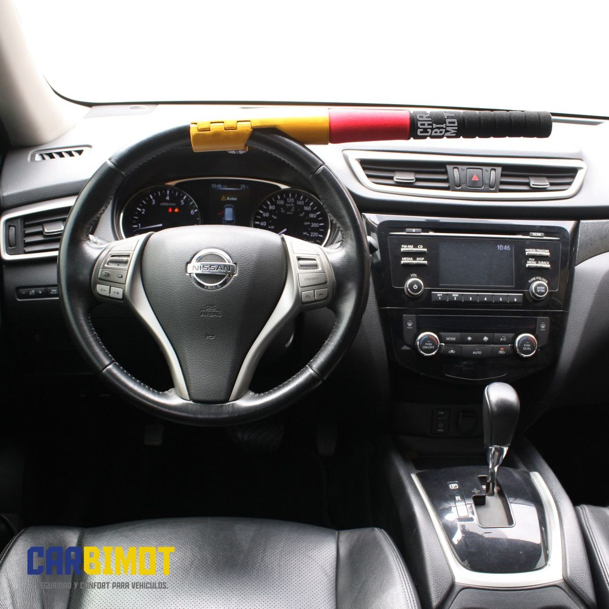 GENERICO - SEGURO BLOQUEO TRABA DE TIMON VOLANTE TIPO BATE Y DEFENSA