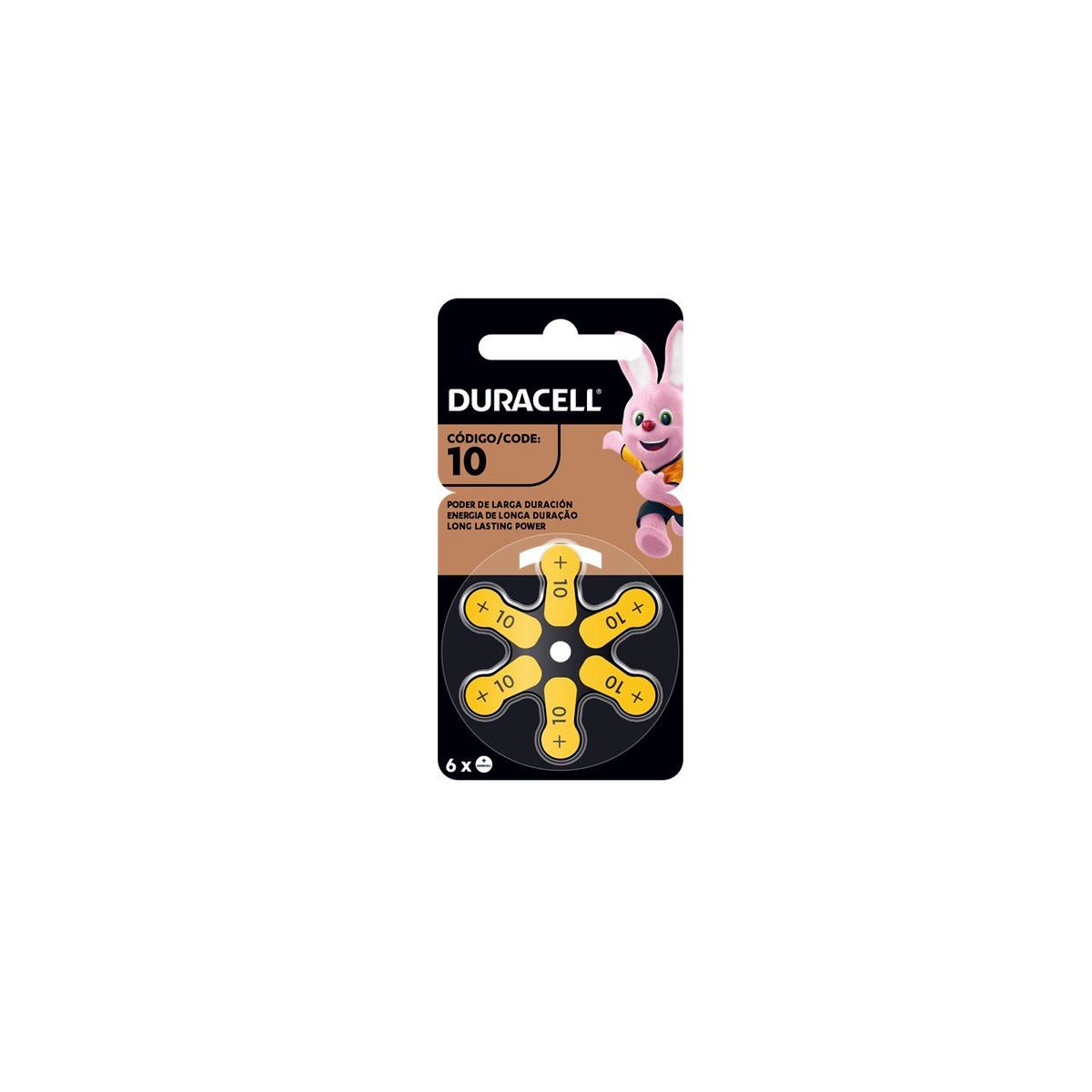 DURACELL - PILAS PARA AUDIFONOS MEDICADOS DURACELL 10 x 6 PILAS