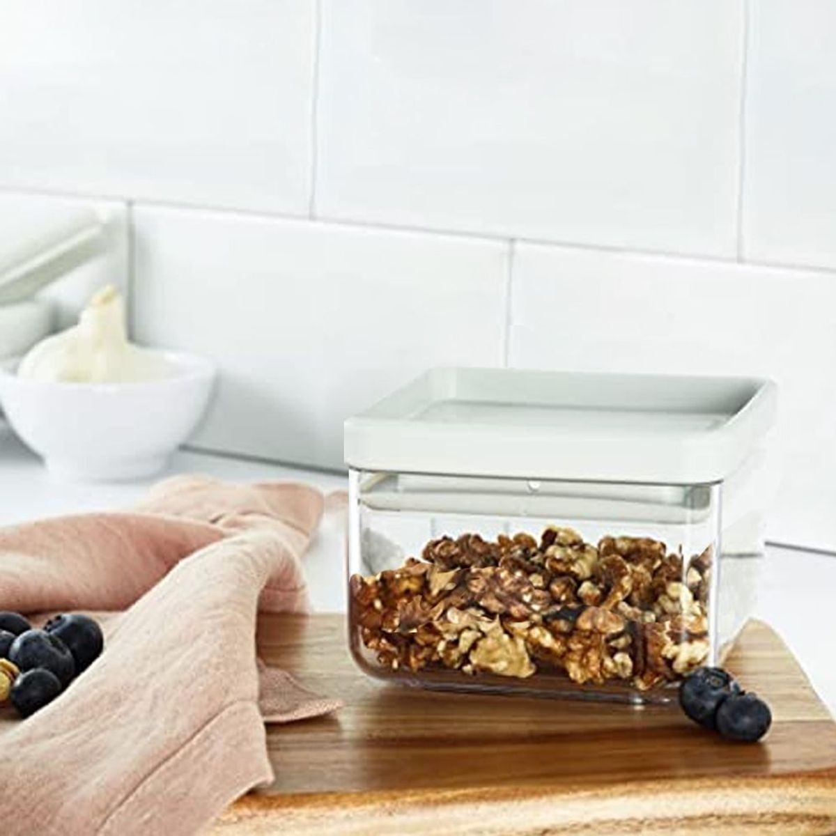 INSPIRA - Contenedor Cuadrado Apilable 0.4 l