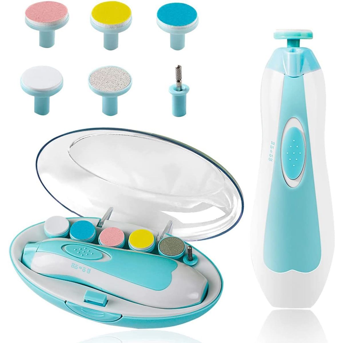 GENERICO - Kit Cortauñas para bebé Manicure Pulidor Uñas