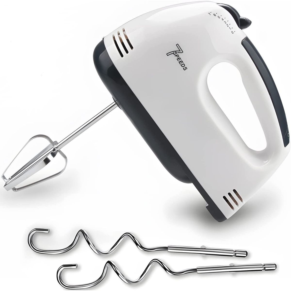 OEM - Batidora de mano eléctrica, batidora eléctrica de 7 velocidades