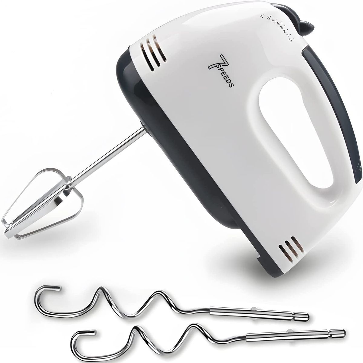 OEM - Batidora de mano eléctrica, batidora eléctrica de 7 velocidades