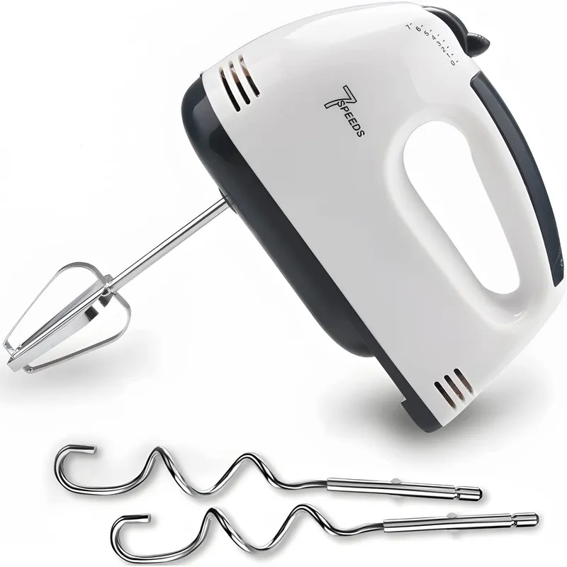 OEM - Batidora de mano eléctrica, batidora eléctrica de 7 velocidades