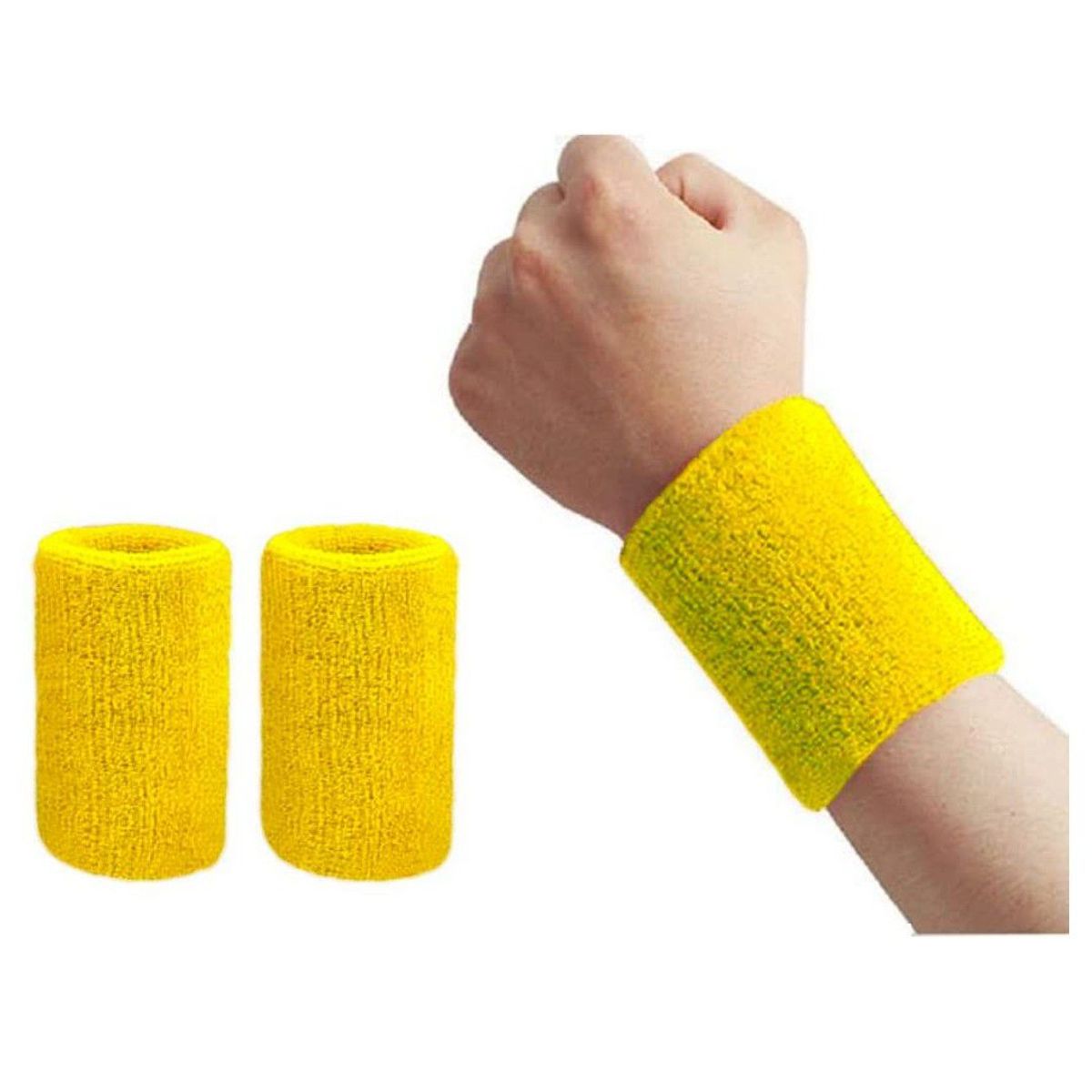 TODO FIT - Muñequera deportiva para correr banda sudor de felpa