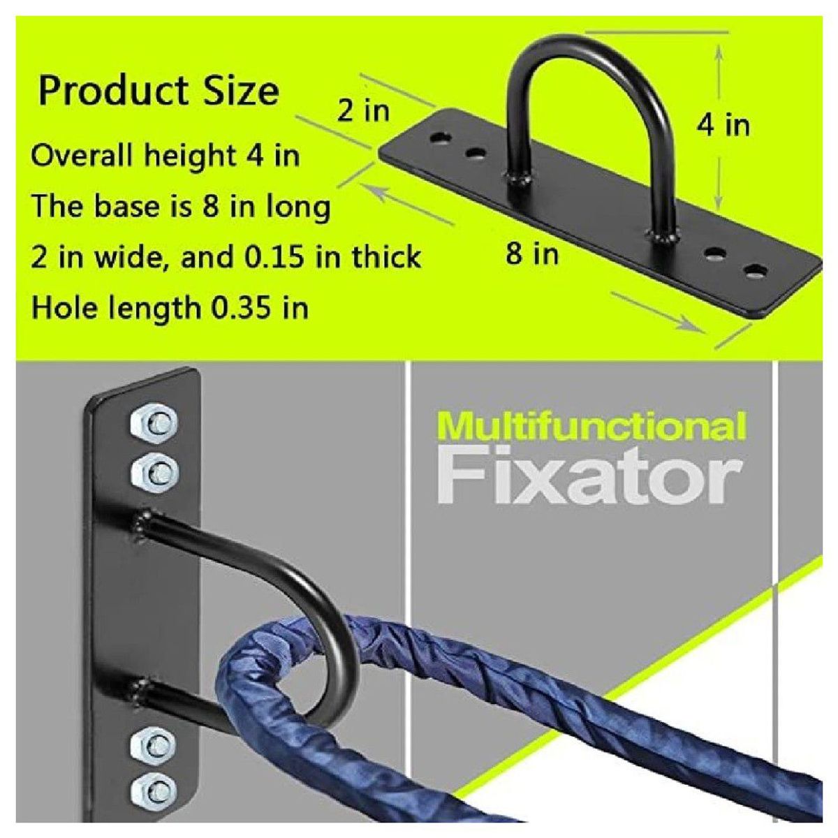 TODO FIT - Soporte de anclaje para pared o techo para correas de suspensión Rack