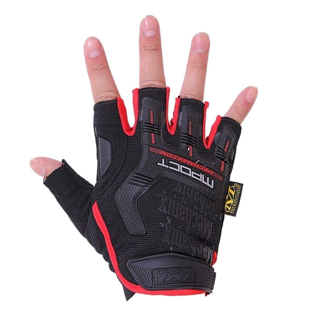 TODO FIT - Guantes Mpact Rojo Protección de Impacto Extrema Mitones de Moto Ciclismo Manejo