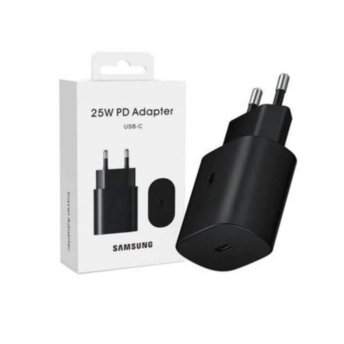 SAMSUNG - Adaptador 25W Samsung Carga Super Rapida Negro