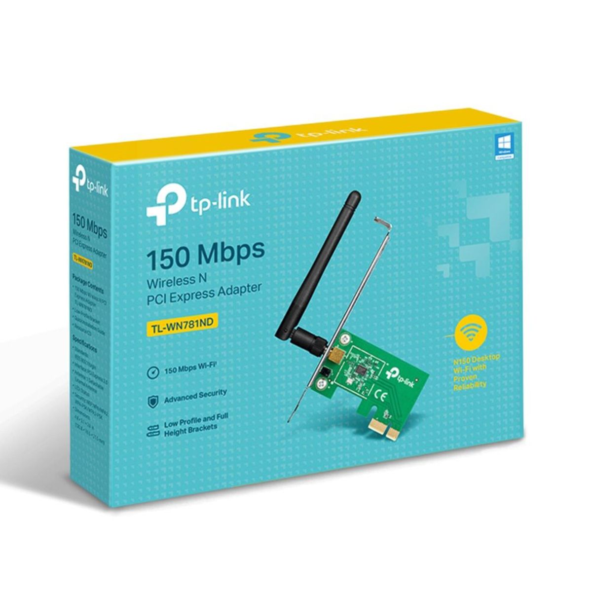 TP LINK - Adaptador De Red Tp-link Tl - Wn781nd Pcie