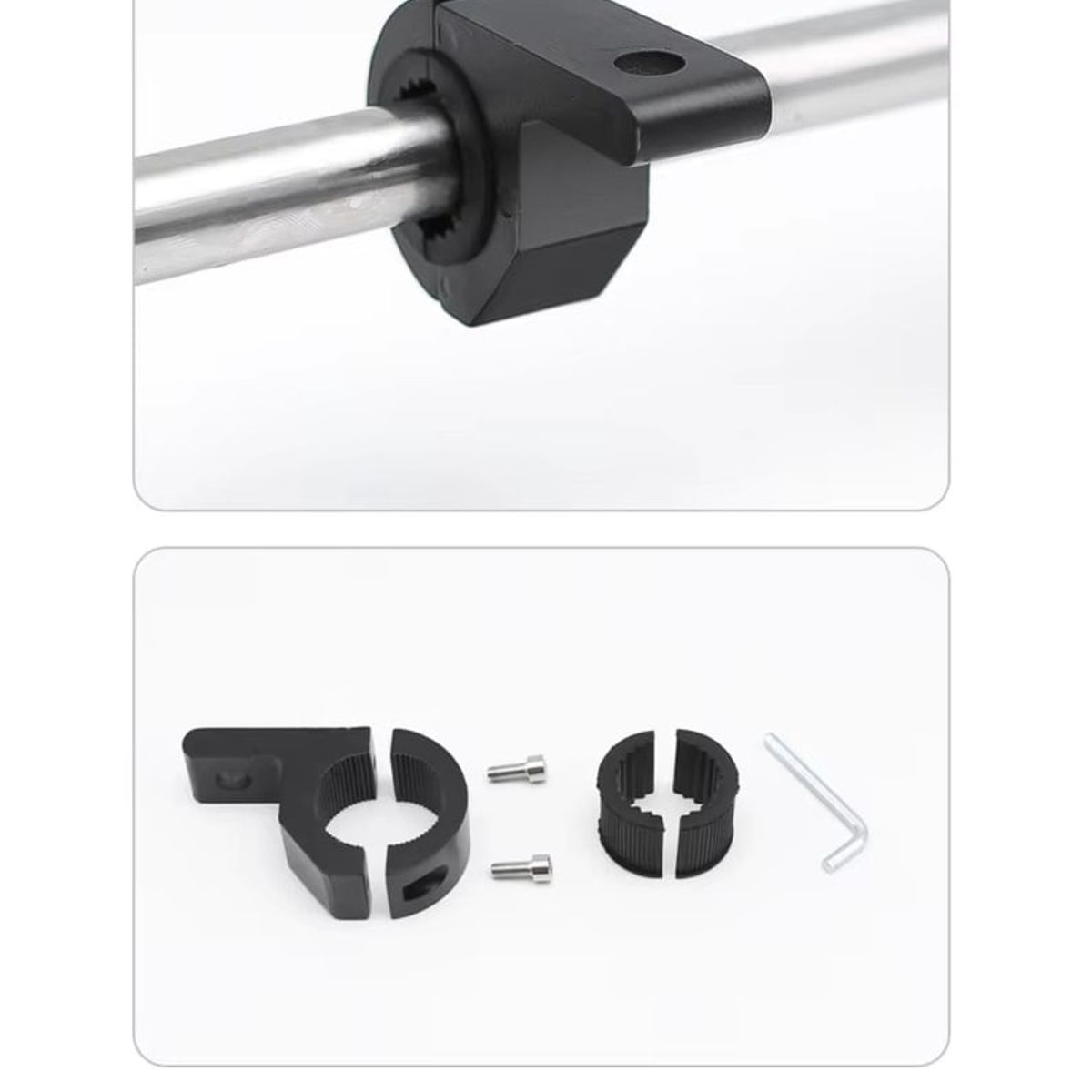 GENERICO - SOPORTE DE LUCES PARA BARRAS DE MOTO