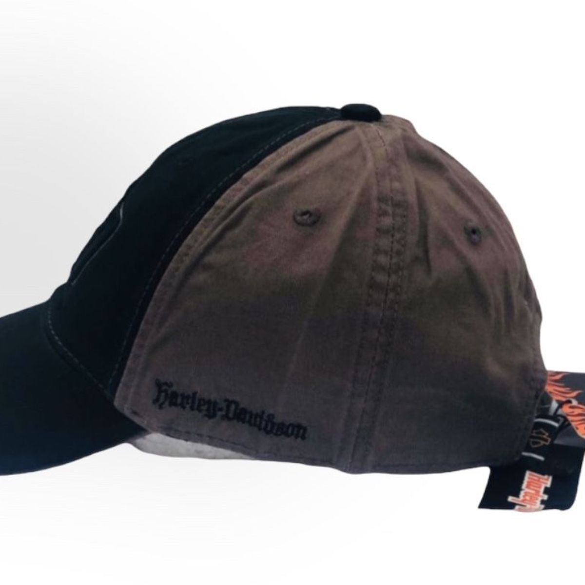 HARLEY DAVIDSON - Gorra Harley Davidson Original de USA para Motocicleta Negro Etiqueta