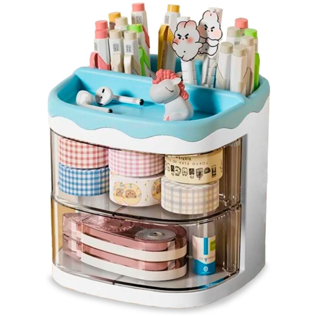 MINARI - Organizador de Escritorio Oficina Porta Lapiceros AZ C77