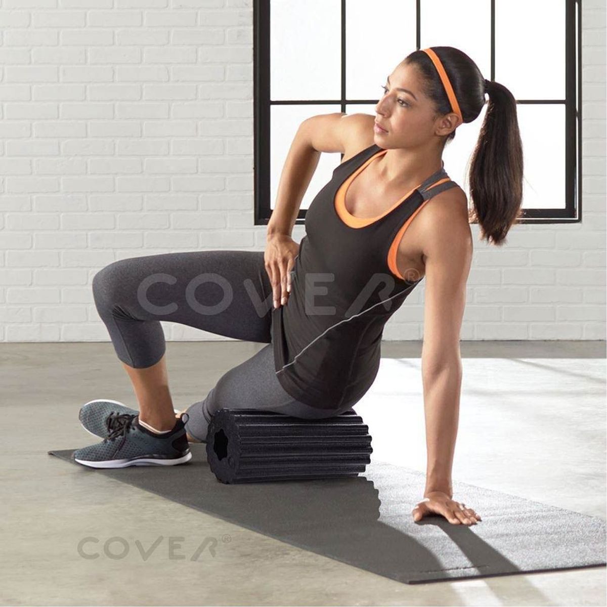 COVER - Roller Fisio Yoga Pilates Color Negro COVER