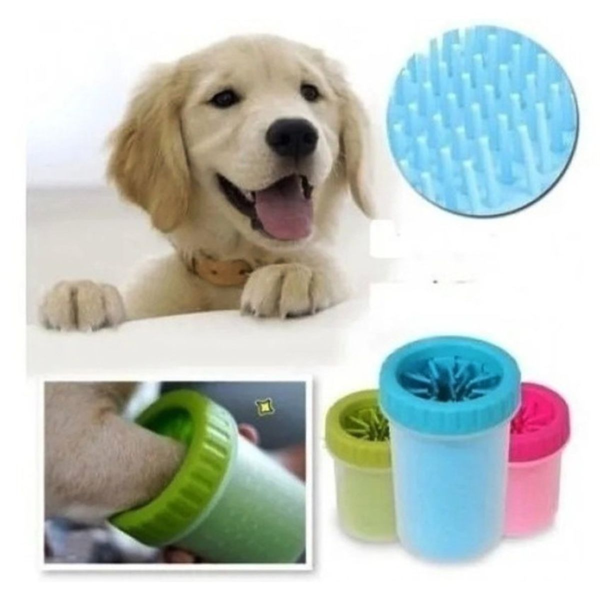 GENERICO - Lava patitas para perros y mascota