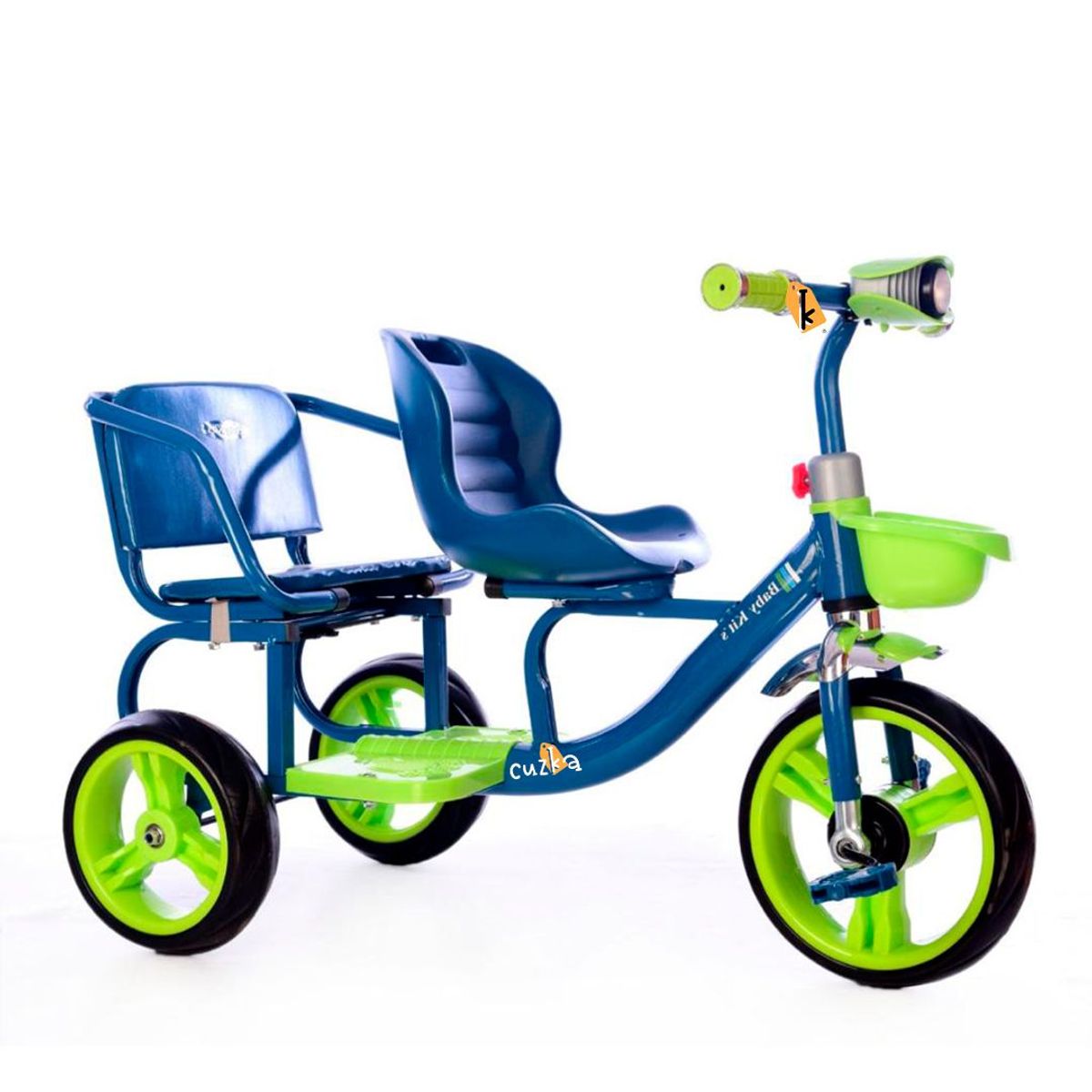 BABY KITS - Triciclo Doble Asiento BABY KITS »NEO» BLUE
