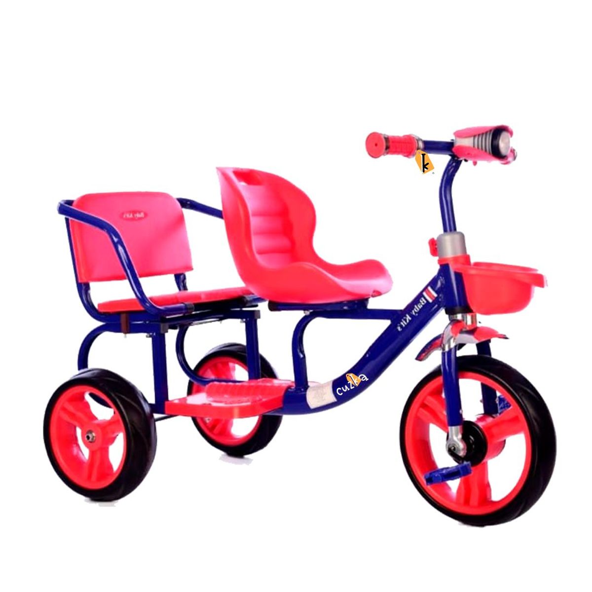 BABY KITS - Triciclo Doble Asiento BABY KITS »NEO» RED