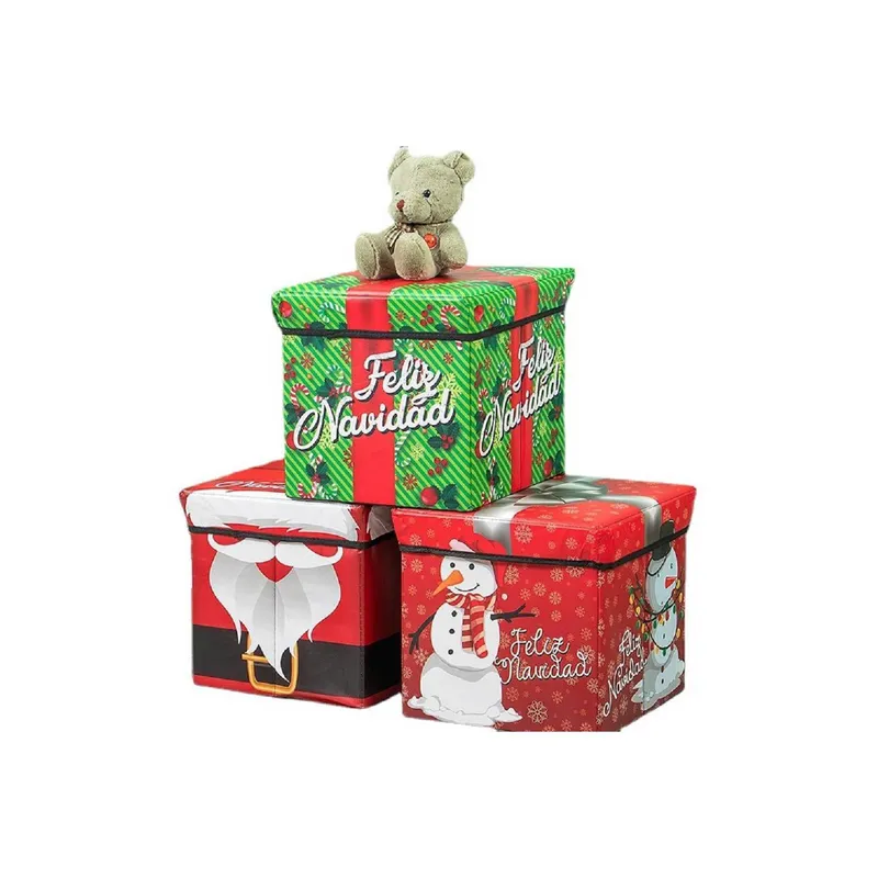 GENERICO - Canasta navideña caja navideña para toda la familia