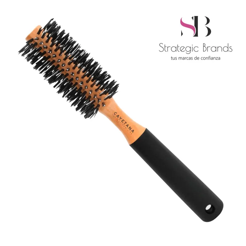 CAYETANA - Peine  Cepillo de Cabello tipo Penacho de Madera Profesional N1