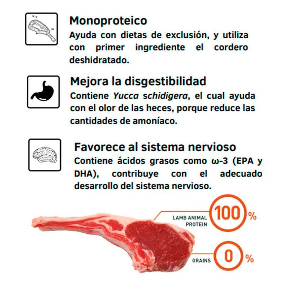 BRAVERY - Comida De Perro Adulto Bravery Raza Pequeña Cordero 2 Kg