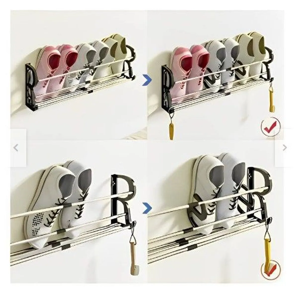 GENERICO - zapatera de pared multiuso orden