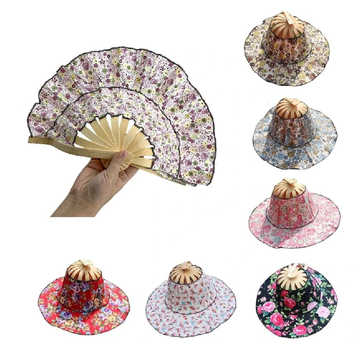 OTTOWARE - Abanico Sombrero 2 en 1