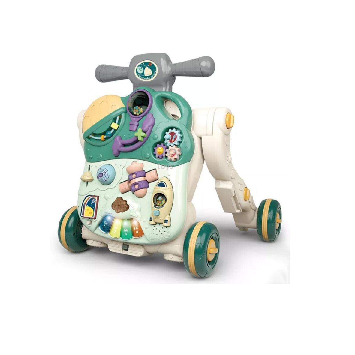 GENERICO - Caminador Didáctico Scooter 5 en 1 VERDE