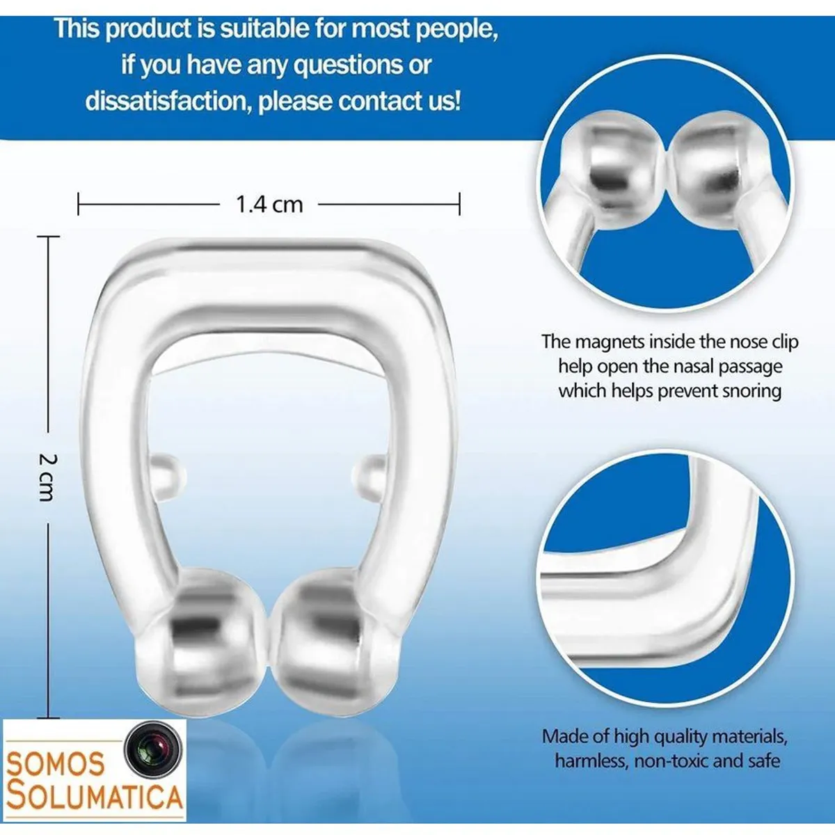 OEM - Anti Ronquido - Respira Mejor - Dilatador Nasal Magnetico