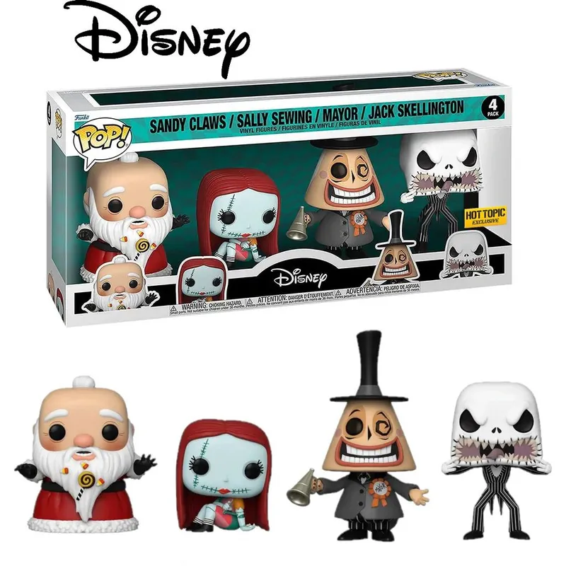 FUNKO - Funko Pop Nightmare Before Christmas -Jack Sally Sandy Mayor