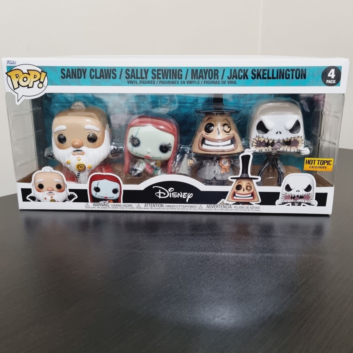 FUNKO - Funko Pop Nightmare Before Christmas -Jack Sally Sandy Mayor