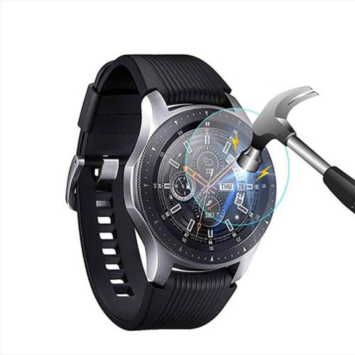 GENERICO - Mica Para Galaxy Watch S3 46MM - Transparente.