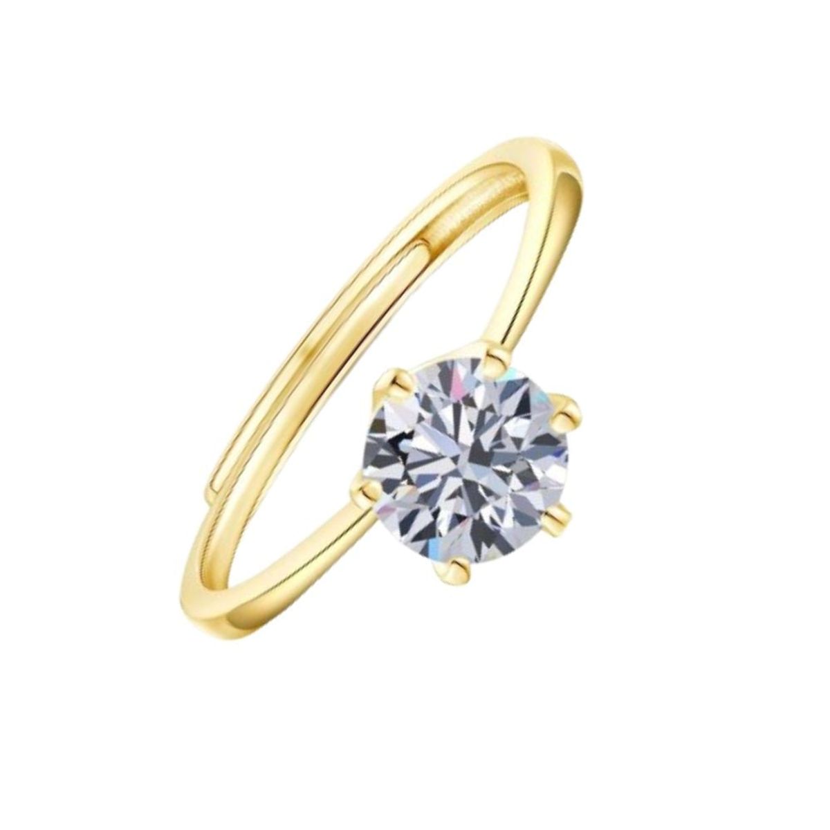 GENERICO - Anillos de Compromiso de Plata 925 Modelo 361