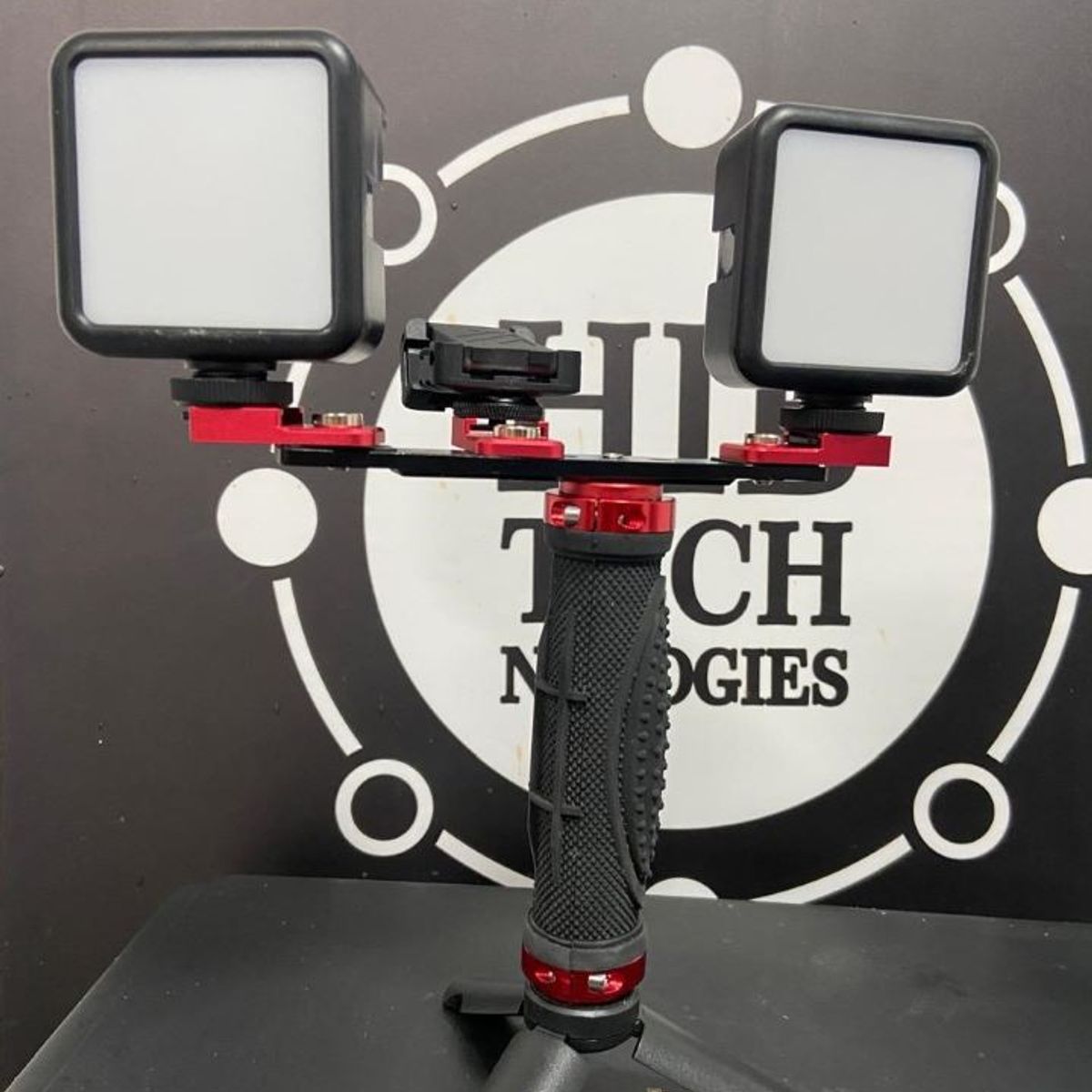 GENERICO - Soporte Para Celular Twin Flash Luz De Fotografia Led Dental