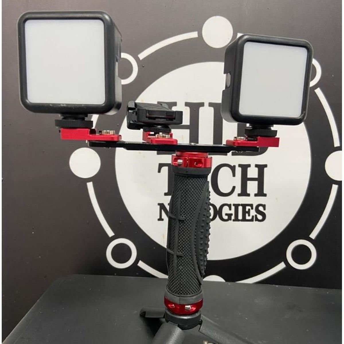 GENERICO - Soporte Para Celular Twin Flash Luz De Fotografia Led Dental