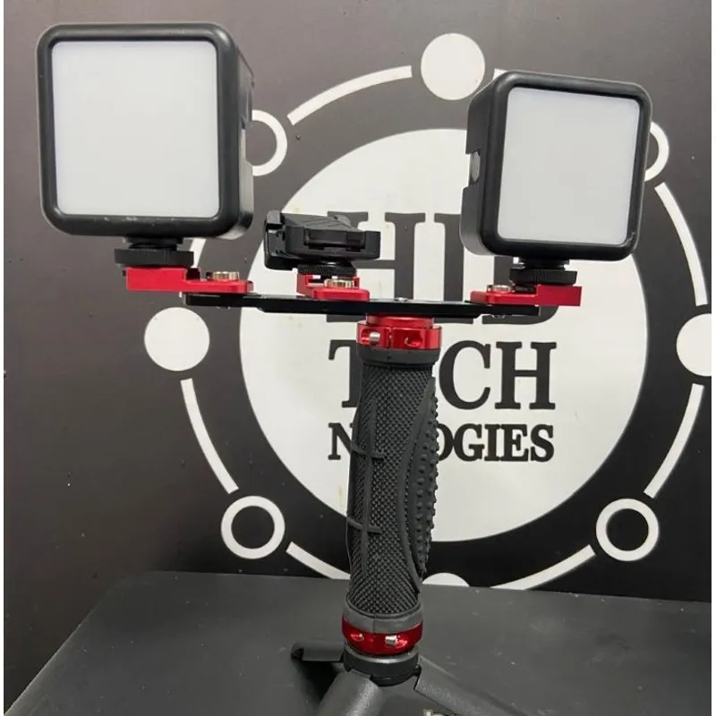 GENERICO - Soporte Para Celular Twin Flash Luz De Fotografia Led Dental