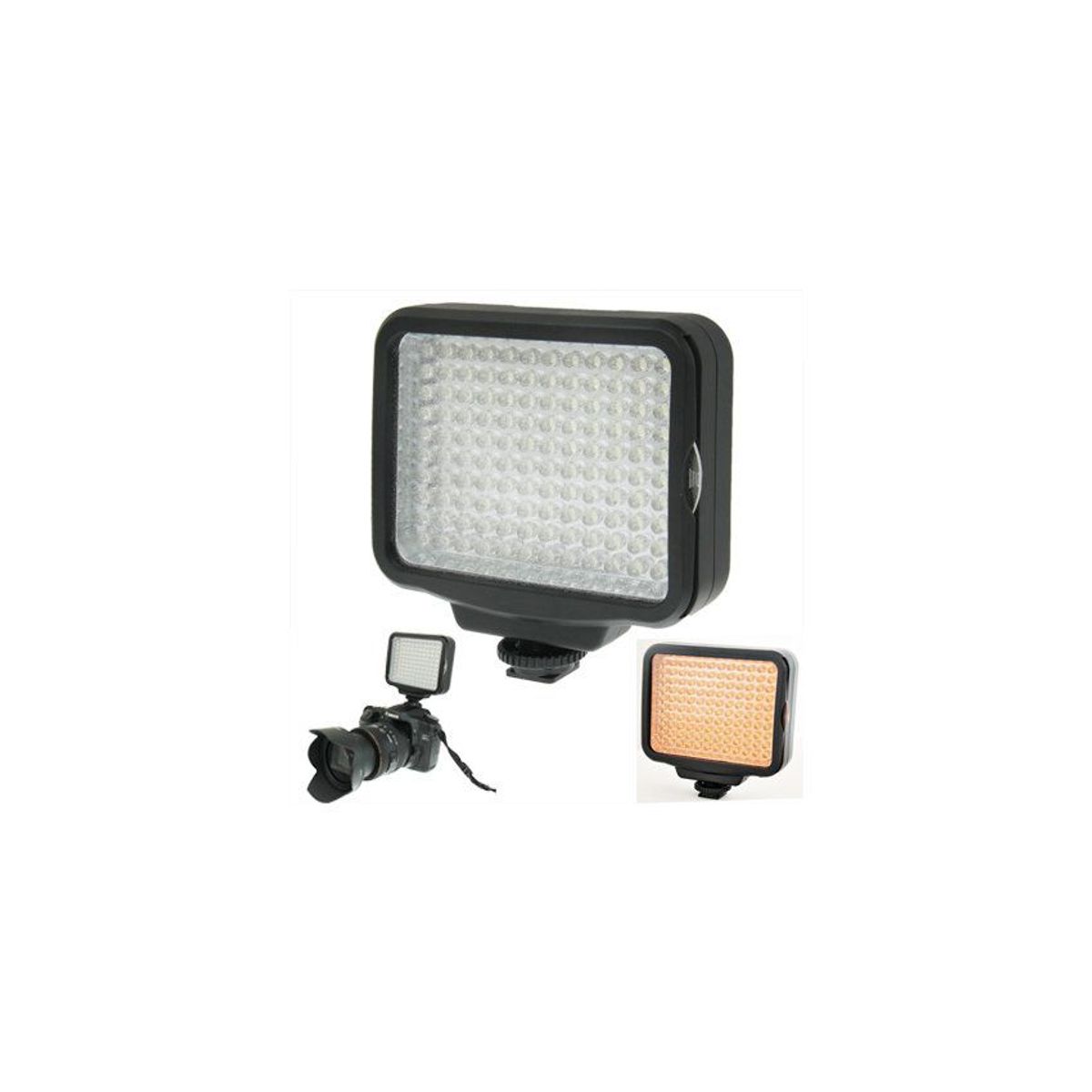 GENERICO - Luces para video profesional para camaras 120 led con bateria 2200mah
