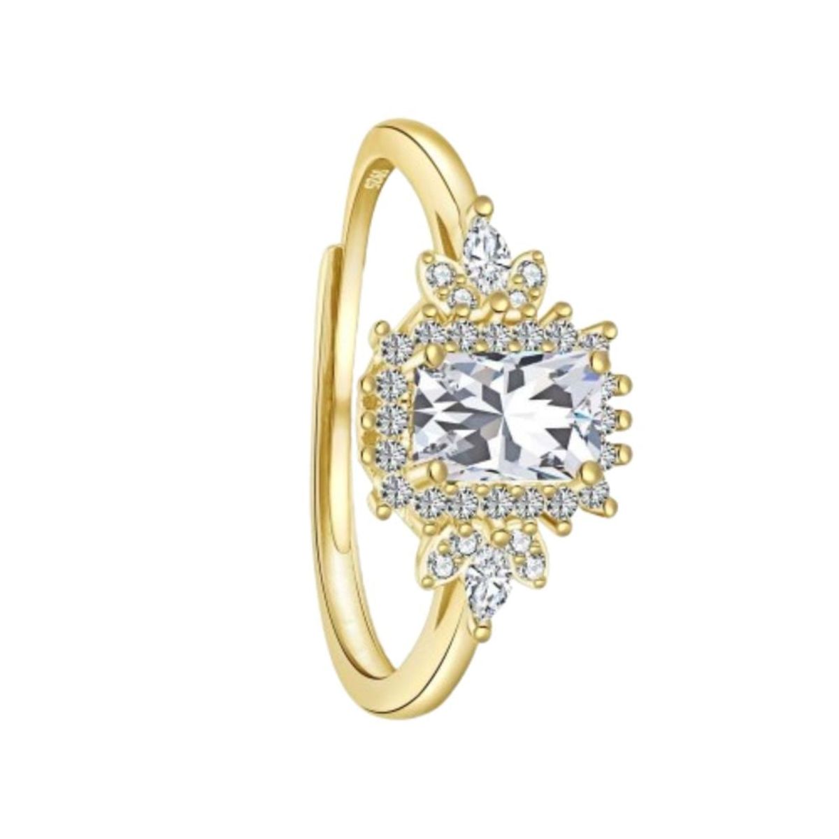 GENERICO - Anillo de Compromiso de Plata 925 Modelo 360