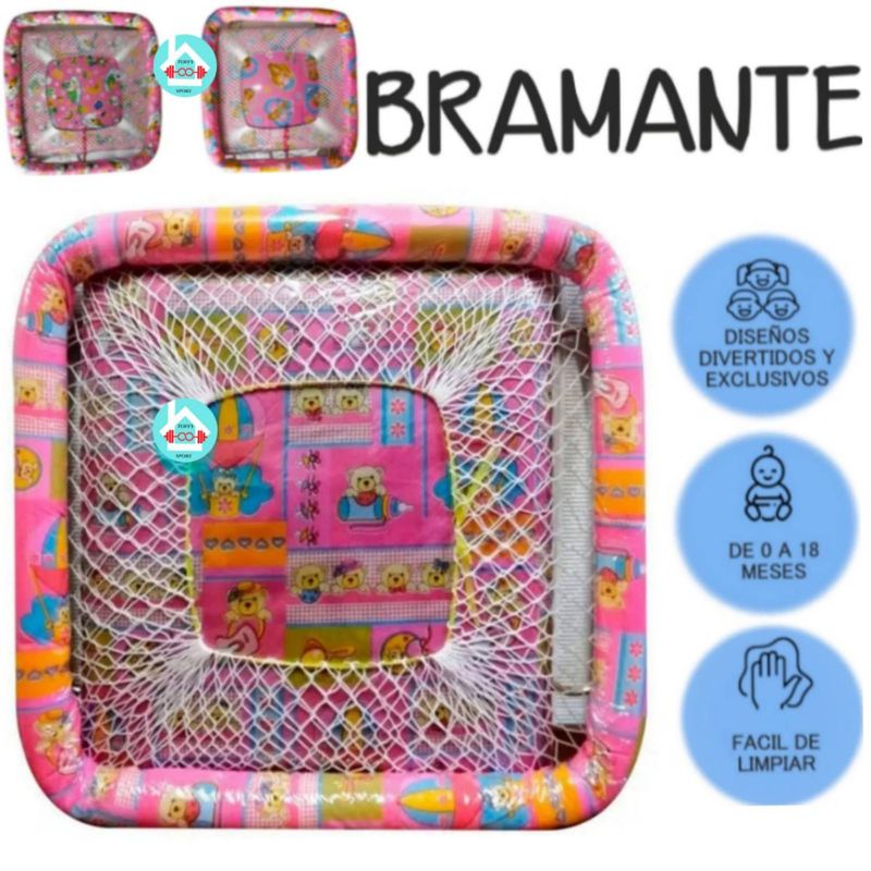 GENERICO - Corral de tela BRAMANTE para NIÑA