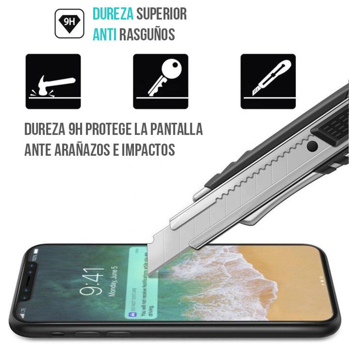 GENERICO - Mica Vidrio Templado Pantalla 3D Full MOTO G5