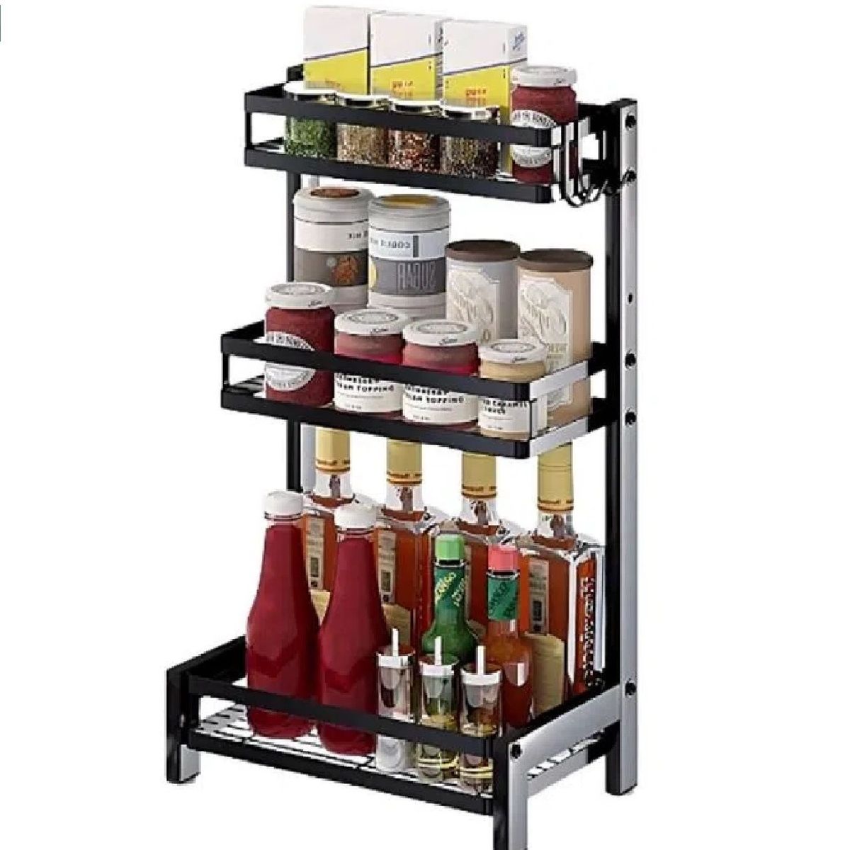 OTTOWARE - Estante Organizador Condimentero 3 Niveles