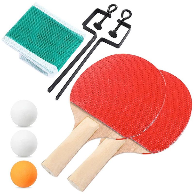 GENERICO - Raqueta De Ping Pong Mas Malla  Raquetas De Ping Pong